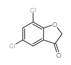 5,7-二氯-3-苯并呋喃酮结构式