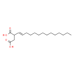 tetradec-1-enylsuccinic acid structure