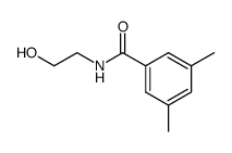 N-(2-hydroxyethyl)-3,5-dimethylbenzamide Structure