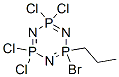 1,3,5,2,4,6-Triazatriphosphorine, 2-bromo-4,4,6,6-tetrachloro-2,2,4,4, 6,6-hexahydro-2-propyl-结构式