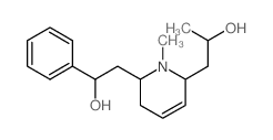 2,6-Pyridinediethanol,1,2,3,6-tetrahydro-a6,1-dimethyl-a2-phenyl-, hydrochloride (1:1), (a2S,a6R,2S,6R)- structure