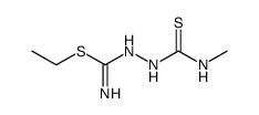 ethyl 2-(methylcarbamothioyl)hydrazine-1-carbimidothioate Structure