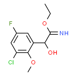 Benzeneethanimidic acid,3-chloro-5-fluoro--alpha--hydroxy-2-methoxy-,ethyl ester (9CI) picture