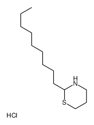 2-Nonyltetrahydro-2H-1,3-thiazine hydrochloride结构式