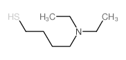 1-Butanethiol,4-(diethylamino)-结构式