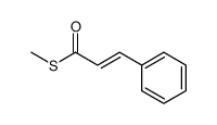 (E)-3-phenyl-thioacrylic acid S-methyl ester结构式