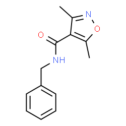 N-BENZYL-3,5-DIMETHYL-4-ISOXAZOLECARBOXAMIDE结构式
