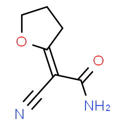 Acetamide,2-cyano-2-(dihydro-2(3H)-furanylidene)- structure