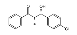 3-hydroxy-2-methyl-1-phenyl-3-(4'-chlorophenyl)-1-propanone Structure
