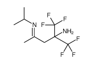 2-Pentanamine, 1,1,1-trifluoro-4-[(1-methylethyl)imino]-2-(trifluoromethyl) Structure