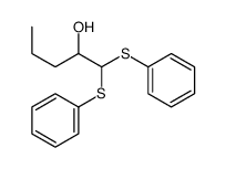 1,1-bis(phenylsulfanyl)pentan-2-ol Structure