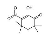 2-hydroxy-4,4,6,6-tetramethyl-3-nitrocyclohex-2-en-1-one结构式