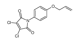 3,4-dichloro-1-(4-prop-2-enoxyphenyl)pyrrole-2,5-dione结构式