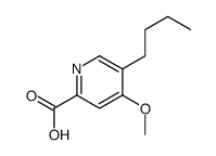 5-butyl-4-methoxypyridine-2-carboxylic acid Structure