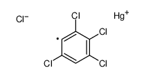 chloro-(2,3,4,6-tetrachlorophenyl)mercury Structure