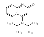 2H-Pyrido[1,2-a]pyrimidin-2-one,4-[bis(1-methylethyl)amino]-结构式