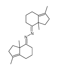 1,2-bis(1,3a-dimethyl-2,3,3a,5,6,7-hexahydro-4H-inden-4-ylidene)hydrazine结构式