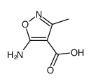 5-amino-3-methyl-1,2-oxazole-4-carboxylic acid structure
