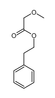 2-phenylethyl methoxyacetate structure