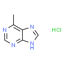 6-Methyl-9H-purine hydrochloride structure