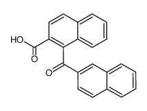 1-[2]naphthoyl-[2]naphthoic acid Structure