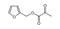 (furan-2-yl)methyl 2-oxo-2-methylacetate结构式