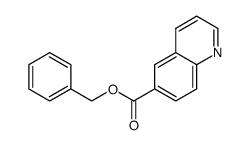 quinoline-6-carboxylic acid benzyl Ester结构式