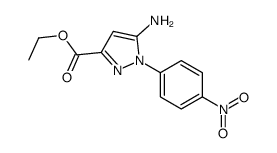 ETHYL5-AMINO-1-(4-NITROPHENYL)-1H-PYRAZOLE-3-CARBOXYLATE structure