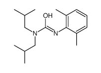 3-(2,6-dimethylphenyl)-1,1-bis(2-methylpropyl)urea结构式