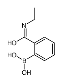 B-[2-[(乙基氨基)羰基]苯基]硼酸结构式