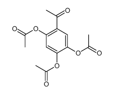 1-(2,4,5-triacetoxy-phenyl)-ethanone Structure