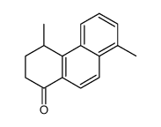 4,8-dimethyl-3,4-dihydro-1H-phenanthren-1-one结构式