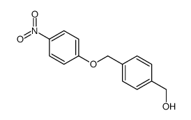 [4-[(4-nitrophenoxy)methyl]phenyl]methanol Structure