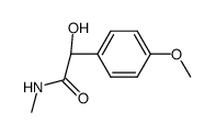 p-Methoxy-N-methyl-mandelsaeureamid结构式