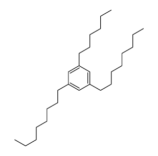1-hexyl-3,5-dioctylbenzene Structure