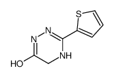 3-thiophen-2-yl-2,5-dihydro-1H-1,2,4-triazin-6-one Structure