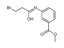methyl 3-(3-bromopropanoylamino)benzoate结构式