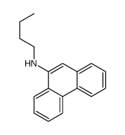 N-butylphenanthren-9-amine Structure