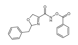 [(2-benzyl-2,5-dihydro-1,3-oxazole-4-carbonyl)amino] benzoate Structure