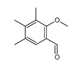 2-methoxy-3,4,5-trimethylbenzaldehyde Structure