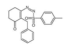 N-(2-benzyl-3-oxocyclohexen-1-yl)imino-4-methylbenzenesulfonamide结构式