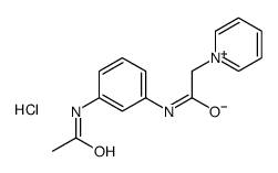 N-(3-acetamidophenyl)-2-pyridin-1-ium-1-ylacetamide,chloride结构式