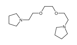 1-[2-[2-(2-pyrrolidin-1-ylethoxy)ethoxy]ethyl]pyrrolidine结构式