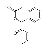(2-oxo-1-phenylpent-3-enyl) acetate结构式
