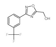 (3-[3-(TRIFLUOROMETHYL)PHENYL]-1,2,4-OXADIAZOL-5-YL)METHANOL结构式
