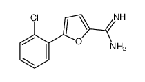 5-(2-chlorophenyl)furan-2-carboximidamide Structure