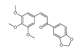 3,4-methylenedioxy-3',4'-,5'-trimethoxy chalcone结构式