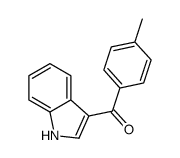 (4-Methylphenyl)(1H-indole-3-yl) ketone Structure