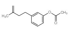 4-(3-ACETOXYPHENYL)-2-METHYL-1-BUTENE Structure