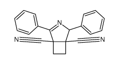 2,4-diphenyl-3-azabicyclo[3.2.0]hept-3-ene-1,5-dicarbonitrile Structure